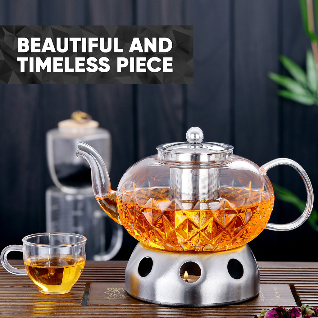 Stainless Steel Loose Leaf Tea Strainer - Single Cup or Tea Pot - Fine Mesh
